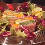 ラ・カーヴ・ド・ノア - Jan, 2014_3　生ハムをまとわせた野菜のテリーヌ