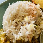 Spice curry mokuromi - 選べるカレープレートのライス