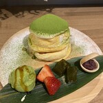 totono cafe - 抹茶ティラミスのパンケーキ