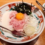 蕎麦酒処つきじ庵 - おつまみネギトロ