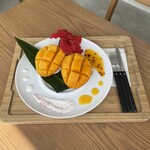 Blue Turtle Farm Mango Cafe - フローズンアップルマンゴー(Lサイズ)