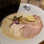 東京 鶏白湯ラーメン ゆきかげ - 特製濃厚鶏POTAそば：1,600円