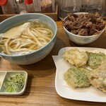 上を向いて - 最強のセット。このお店の美味しいのが全部揃った感じのです。