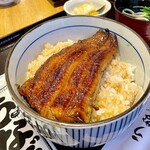 登三松 - うな丼  お新香、吸い物（肝吸いオプション）