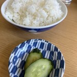 江ちゃんラーメン - 胡瓜の浅漬