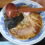 つわ野 - ラーメン＋半チャーハン　600円