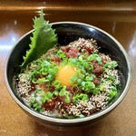 キッチン・カフェ ばる - まぐろのユッケどんぶり