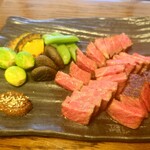 鳩谷 - 飛騨牛のステーキ