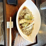 Soba Kiri Chisou - 1000円程度の限定メニュー、柚子胡椒がピリ辛