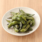 Lightly pickled edamame