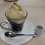 洋風寒天レストラン ひまわり亭 - コーヒーゼリー 490円 ゼリー用に黒糖シロップが付きます