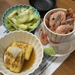 天ぷらとワイン 小島 - 浅漬けセロリ　（美味しいです）