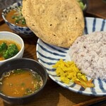 月と亀 - 鰯のつみれカレー定食[1,100円]2