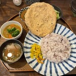 月と亀 - 鰯のつみれカレー定食[1,100円]1