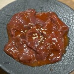 Kurogewagyuuyakiniku Shichikouzan - 国産牛レバー。