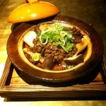 石慶 - しめじ・椎茸・長葱の肉味噌オーブン
      