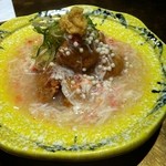 石慶 - 小芋唐揚げ蟹身あん
      