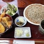 Misakiya - 天丼と蕎麦セット　1,100円