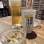 骨付がぶり鶏 がぶり亭 - ビールとサワーで乾杯