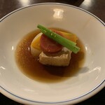 御所 雲月 - 鰤と野菜の炊き合わせ