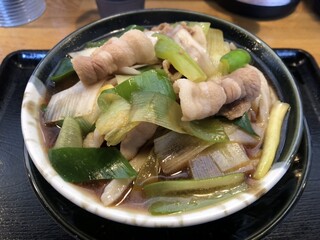 肉汁うどんの南哲 - ひや肉うどん並(900円)ひやあつ