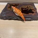 Sushi Kunimitsu - いつもの車海老。