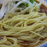 玉一 - 麺はつけ麺（未食）と一緒？芯を感じる歯ごたえ