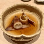 鮨 はしもと - 鰺ヶ沢子持ち槍烏賊　柔らかく濃厚な旨味