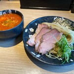 姫路麺哲 - つけ麺(トマト) 1,200円