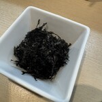 麺処 秋もと - トッピングの黒バラ海苔200円