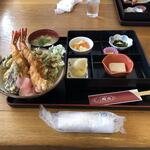 Bia Ando Ajidokoro Misaki Maru - ふぐとえびの天丼（ビア&味処 三﨑丸）