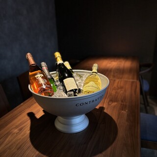 ワイン予算はお伺い致します。大人数の場合は特に相談にのります