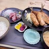 伊豆屋 - 料理写真:◾️アジフライとお刺身定食　1,200円