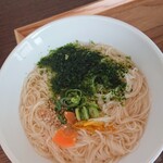 Wausagi - アオサを振りかければ磯の香り。お昼膳 鰹出汁 1200円