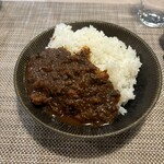 大阪 天ぷら さく - 100時間煮込んだなにわ黒牛牛すじカレー