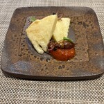 大阪 天ぷら さく - 筍の天麩羅