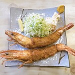 むすび屋 - ジャンボえびフライ