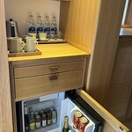 ガンツウ - テラススイート冷蔵庫　全て無料　２日目は飲んだものは補充されてました