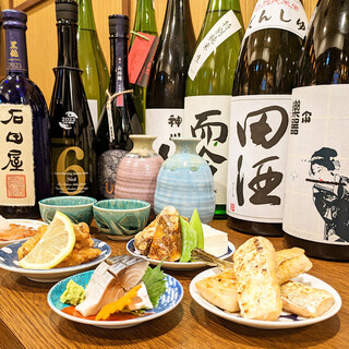 [Sake and small plate dishes] Small plate dishes made with sake from all over Japan and ingredients