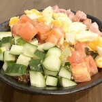 睦橋酒場 森のカレー - ゴロゴロ具沢山コブサラダ