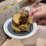 天ぷらスタンド 十八番 - 長芋ワサビ醤油漬け