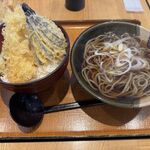 そば処 金の蕎麦 - 天丼セット