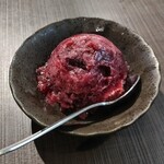 焼肉 わがんせ - ブドウシャーベット！