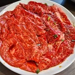 焼肉 わがんせ - カルビロースお得皿！
