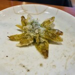 日本料理 別府 廣門 - 【写真⑬】蕗の薹(日出町:水の口湧水)の天ぷら