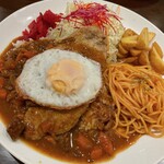 喫茶屋 かしさ - ハンバーグディッシュカレー