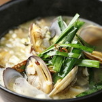 くうかい - くうかい名物　アサリラーメン！！！飲んだ後に最高～