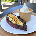 花重谷中茶屋 - 限定 つぼ焼いもブリュレ＠税込880円