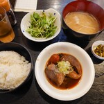 Uokushi Sakurasaku - サバ味噌煮＆アジフライ定食
