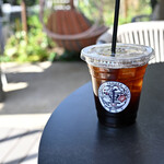 花重谷中茶屋 - アイスコーヒーS＠税込384円